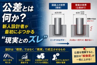 あれあれ、なんで組めないの？公差とは何か