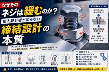 もう、なんでネジはいつも緩むのか？