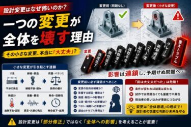 いやいや、小さな設計変更こそ慎重に