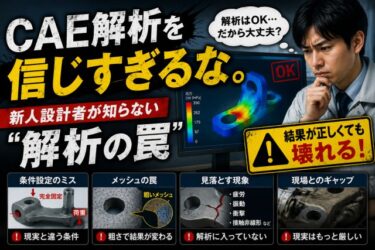 なんで？CAEを信じすぎるとNGな理由