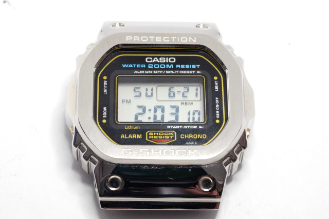 【ジャンク】DW-5600C ゴールドベゼル ジャンク】DW-5600C ゴールドベゼル