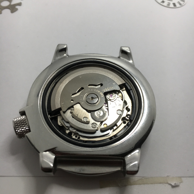 MOD モンスターケース　巻芯7s26 SEIKOモンスター 壊れたらムーブメント換装│めんてや for Watch
