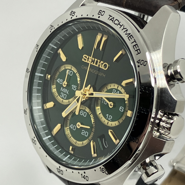 あ、なんかこれいいじゃん、グリーンクロノグラフ SEIKO SBTR017│めん